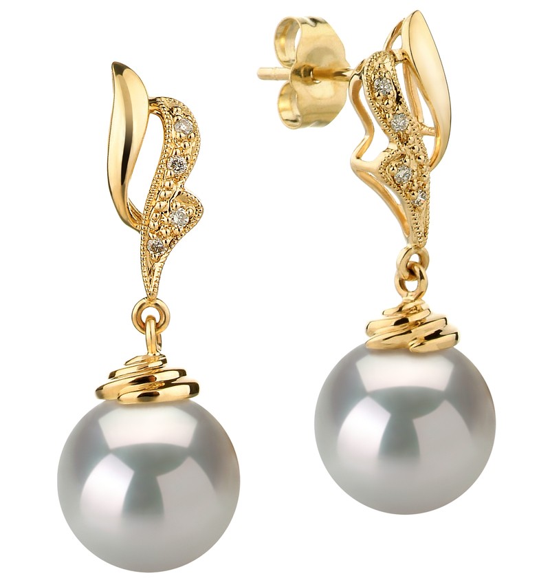 real south sea pearl earrings