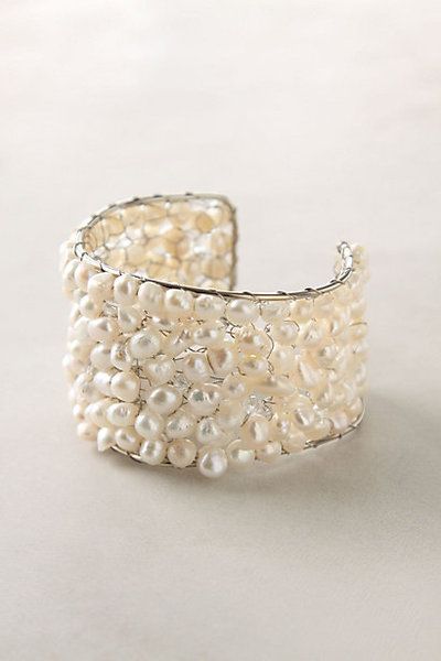 cuff pearl bracelet