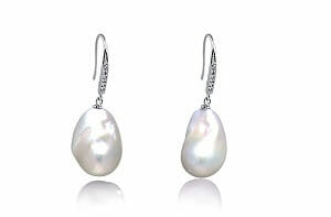 Baroque Freshwater Pearl Drop Earrings