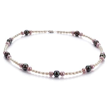 designer pearl accessories multicolored pearl necklace