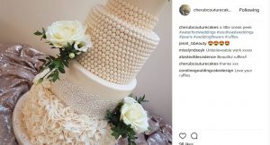 pearl wedding cakes