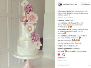 pearl wedding cakes