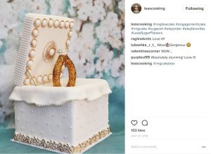 pearl wedding cakes