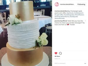 pearl wedding cakes