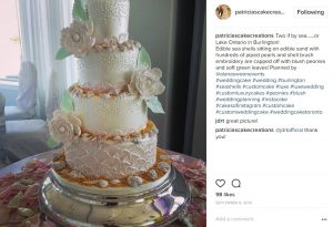 pearl wedding cakes