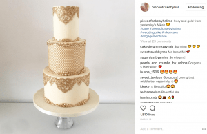 pearl wedding cakes