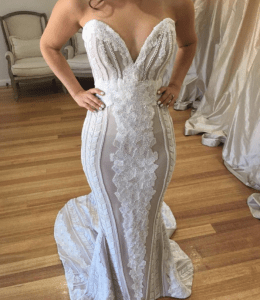 pearl wedding dress