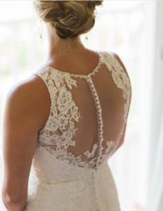 pearl wedding dress