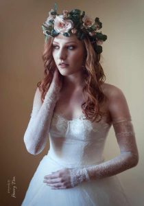 pearl wedding dress