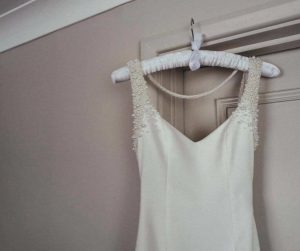 pearl wedding dress