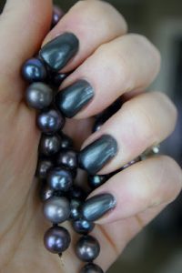 black pearls and nails