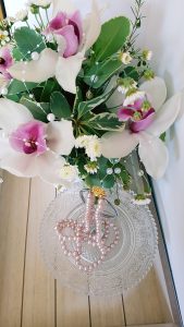 lavender pearl color pearls
