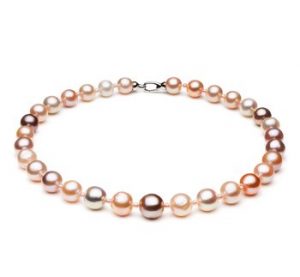 multicolor pearl necklace