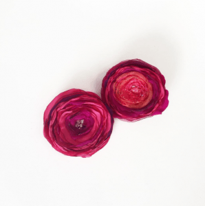 handmade flower brooch