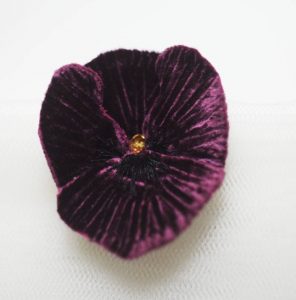 handmade flower brooch