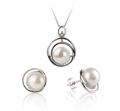 freshwater pearl earrings with diamonds