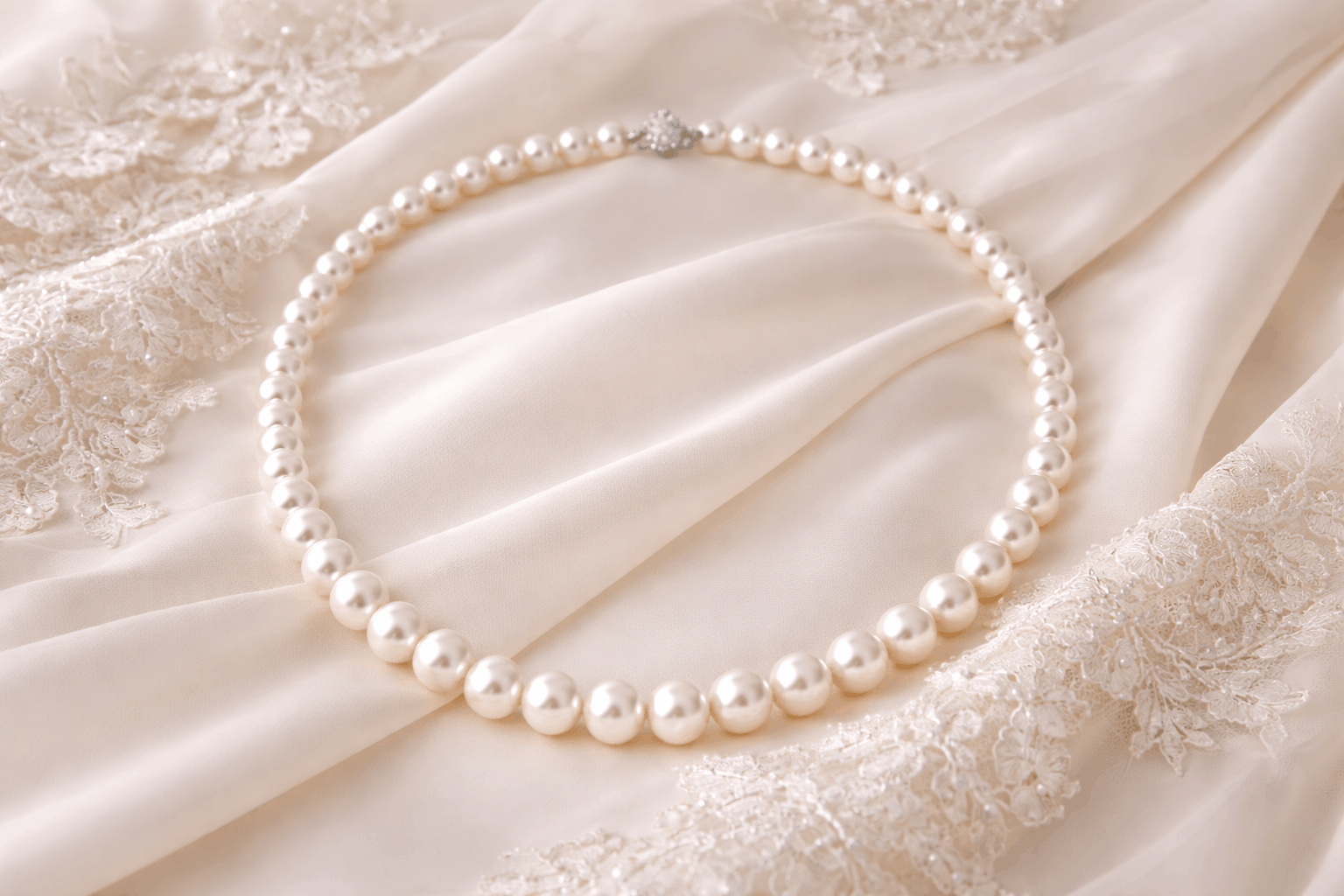 pearlsonly-blog-115-image-1-pearl - Why Pearl Necklaces Work for Wedding Dresses - Pearls Jewelry - pearlsonly