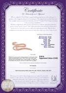 product certificate: P-AA-67-N-DBL