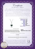 product certificate: TAH-B-AAA-910-P-Courtney