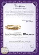 Product certificate: YW-14K-Fishhook-Clasp-Cbury