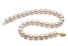7-8mm A+ Quality Chinese Akoya Cultured Pearl Necklace in White