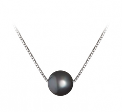 8-9mm AA Quality Freshwater Cultured Pearl Pendant in Madison Black