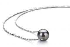8-9mm AA Quality Freshwater Cultured Pearl Pendant in Madison Black