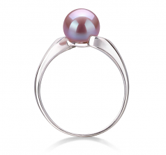 6-7mm AAA Quality Freshwater Cultured Pearl Ring in Dana Lavender