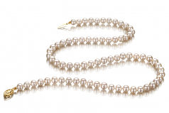 5-5.5mm AA Quality Freshwater Cultured Pearl Necklace in White