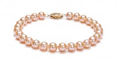 6-7mm AA Quality Freshwater Cultured Pearl Set in Pink