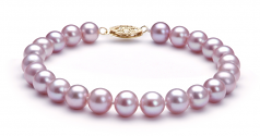 7-8mm AA Quality Freshwater Cultured Pearl Set in Lavender