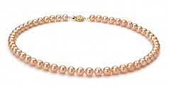 6-6.5mm AAAA Quality Freshwater Cultured Pearl Set in Pink