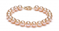 7-8mm AAAA Quality Freshwater Cultured Pearl Set in Pink