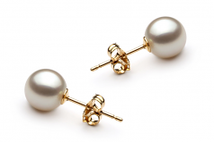 6.5-7mm AA Quality Japanese Akoya Cultured Pearl Set in White
