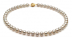 7.5-8mm AA Quality Japanese Akoya Cultured Pearl Set in White