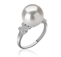 12-13mm AA+ Quality Freshwater - Edison Cultured Pearl Ring in Ireland White