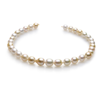 12-13MM South Sea BAROQUE Pink Pearl Necklace 18 INCH