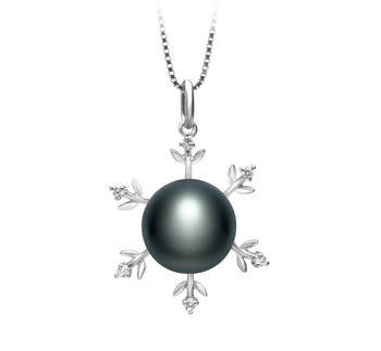 12-13mm AA Quality Freshwater Cultured Pearl Pendant in Besty Black 12-13mm AA Quality Freshwater Cultured Pearl Pendant in Besty Black