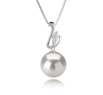 12-13mm AA+ Quality Freshwater - Edison Cultured Pearl Pendant in Dixie White