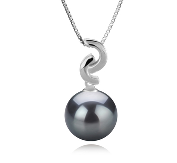 10-11mm AAA Quality Tahitian Cultured Pearl Pendant in Eilidh Black 10-11mm AAA Quality Tahitian Cultured Pearl Pendant in Eilidh Black