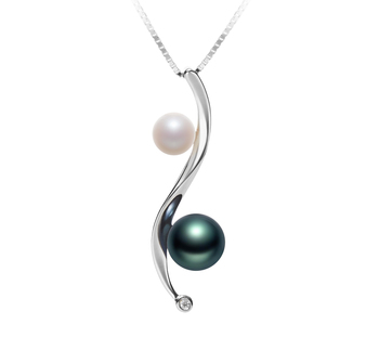5-8mm AA Quality Freshwater Cultured Pearl Pendant in Elida Multicolor 5-8mm AA Quality Freshwater Cultured Pearl Pendant in Elida Multicolor