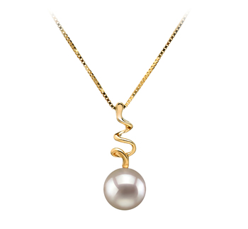 AAAAA Japanese Akoya Cultured Pearl 7mm,14K white Gold Necklace 20" Top Grading