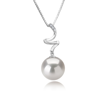 12-13mm AA+ Quality Freshwater - Edison Cultured Pearl Pendant in Lydia White