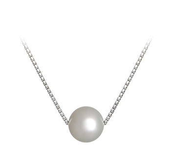 8-9mm AA Quality Freshwater Cultured Pearl Pendant in Madison White 8-9mm AA Quality Freshwater Cultured Pearl Pendant in Madison White