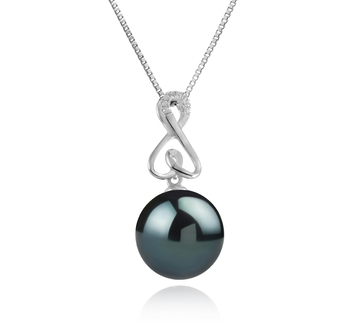 12-13mm AAA Quality Tahitian Cultured Pearl Pendant in Patsy Black 12-13mm AAA Quality Tahitian Cultured Pearl Pendant in Patsy Black