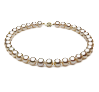 10.5-11.5mm AAA Quality Freshwater Cultured Pearl Necklace in White 10.5-11.5mm AAA Quality Freshwater Cultured Pearl Necklace in White