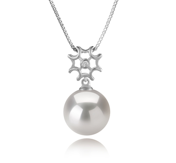 11-12mm AAAA Quality Freshwater - Edison Cultured Pearl Pendant in Tatiana White 11-12mm AAAA Quality Freshwater - Edison Cultured Pearl Pendant in Tatiana White
