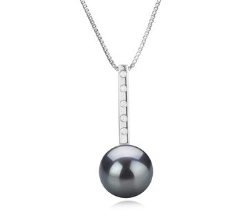 11-12mm AAA Quality Tahitian Cultured Pearl Pendant in Vanna Black 11-12mm AAA Quality Tahitian Cultured Pearl Pendant in Vanna Black