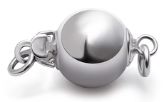 Ball - Sterling Silver  x2