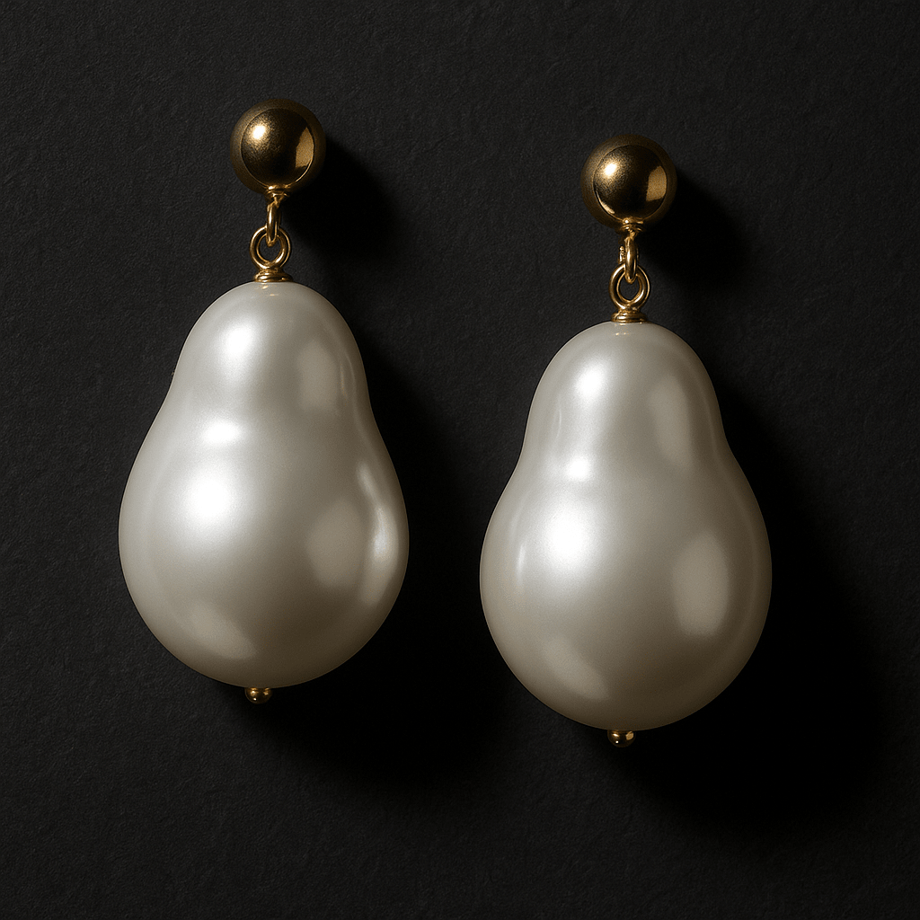 pearlsonly-blog-68-image-1-pearl - Baroque Pearl Statement Earrings -prearlsonly